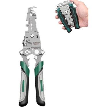 18-in-1 Electrical Pliers With Voltage Detector - Multifunctional Wire Stripper & Cable Cutter Tool