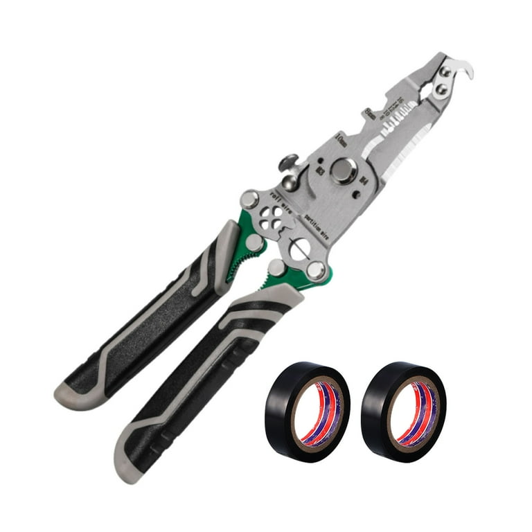 Multifunctional Wire Stripper Crimper Tool - Adjustable Pliers For Stripping, Cutting, Crimping & More