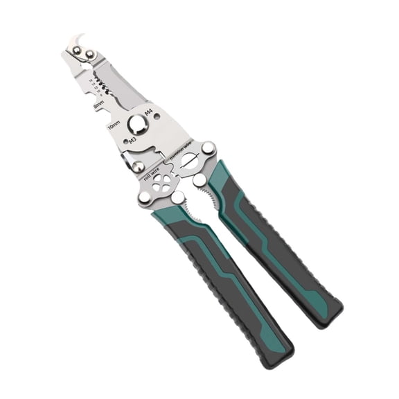 18 In 1 Wire Stripper Alicate Multiusos Electrico Function Wire Stripping Pliers Multifunctional Wire Stripper Crimper Cutter Pliers Wire Stripper Tool Screwdriver Battery Powe Small Screwdriver for