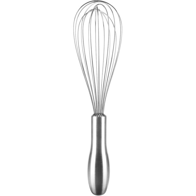 18/10 Stainless Steel Whisk, Ergonomic Handle, Dishwasher Safe Metal Whisk, Professional Whisk