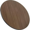 thumbnail image 1 of SUDICA 35.43" Round Walnut & Black Double-Sided MDF Table Top, Reversible Dining Table Surface for Kitchen, Restaurant, or Café, 1 of 10