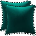 thumbnail image 1 of 18×18 Inch Decorative Throw Pillow Cover 2-Pack Soft Textured Accent Cushion for Sofa Bed Living Room Home Decor, 1 of 12