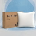 thumbnail image 1 of 18 × 18 Throw Pillow (Pack of 4) Memory Foam Pillow Insert - Square Accent Pillow for Decorative Cushion Bed Couch Sofa - Non-Deforming Over Time, 1 of 7