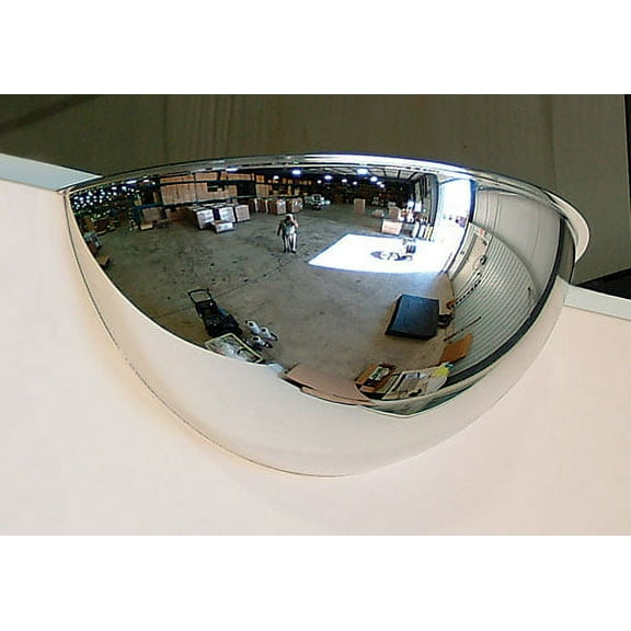 18" 180 Degree Acrylic Half Dome Mirror