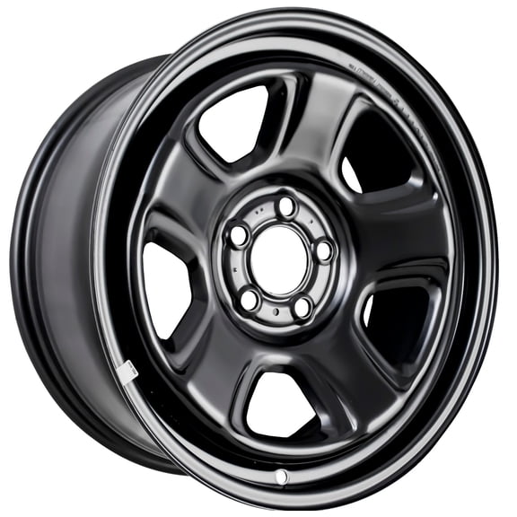 18"  18x7.5" Reconditioned OEM Black Steel Wheel Rim for 2006-2023 Dodge Charger RWD