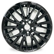 18 18x8 Automotive Rim New Single Gloss Black Wheel for 2018 - 2022 Toyota Camry OEM Quality Replacement Rim