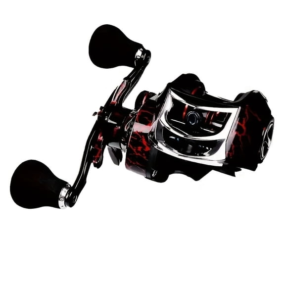18+1BB Baitcasting Reel Dual Brake System 20LB Max Drag Stainless Steel For Freshwater Saltwater Bass Carp Fishing