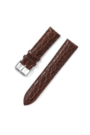 18 20 22mm Circular Grain Leather Watch Strap With Pin Buckle For Universal Watch Band