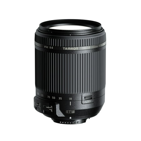 Tamron - 18-200mm f/3.5-6.3 Di II VC All-in-One Zoom Lens for Nikon - Black