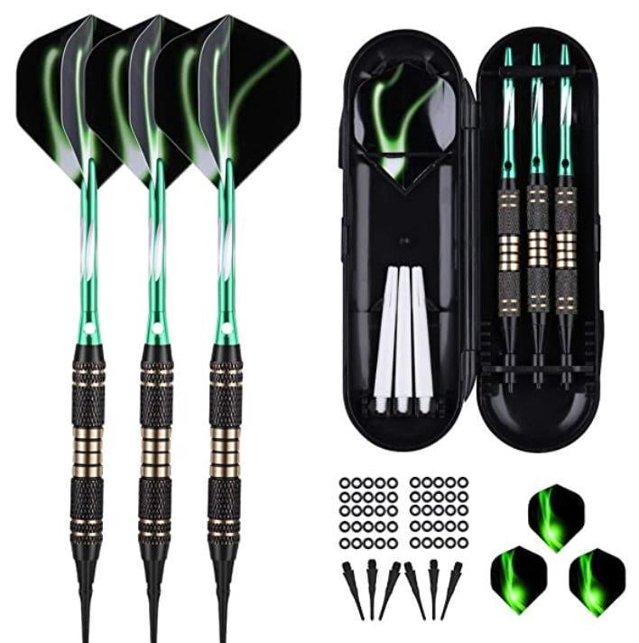 18/20G Electronic Target Soft Tip Dart Set with Aluminum Shafts and 50