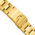thumbnail image 1 of 18-20mm Gold-tone Oyster-Style w/Deploy Solid Watch Band, 1 of 3