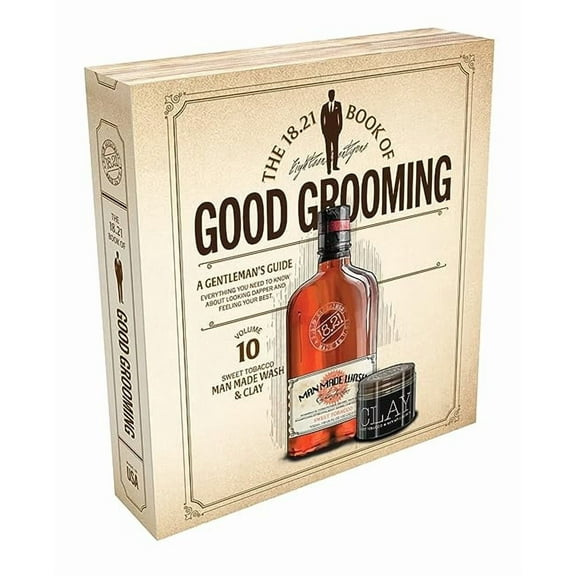 18.21 Man Made Book Of Good Grooming Gift Set Volume 10