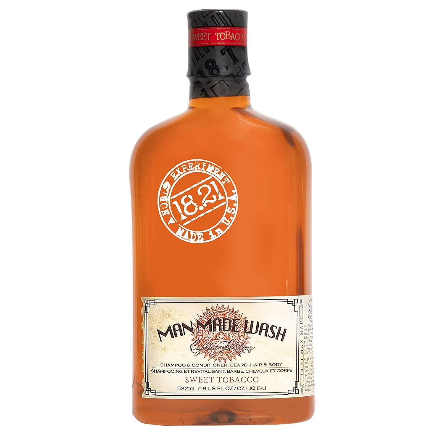 18.21 Man Made 3-in-1 Body Wash, Shampoo, & Conditioner for Men