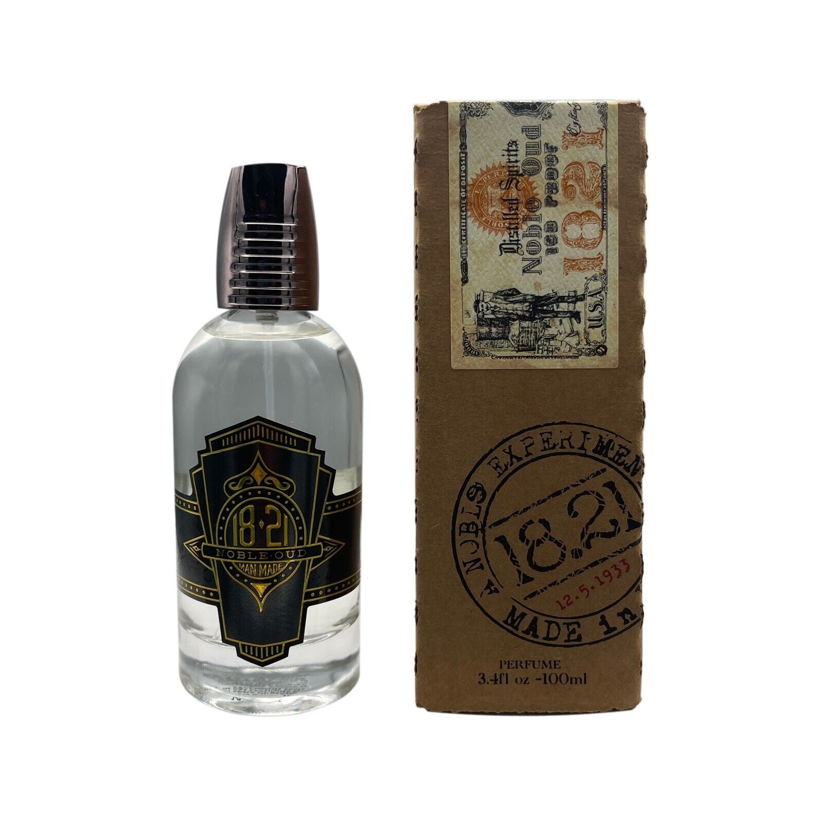 18.21 man made sweet tobacco spirits cologne 18.21 Man Made Noble Oud Perfume - 3.4 oz Long Lasting Spray for All Skin  Types