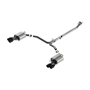18-22 Toyota Camry XSE 2.5L i4 AT/MT FWD / 4DR S-TYPE Cat Back Exhaust (Black Chrome) Borla 140853BC