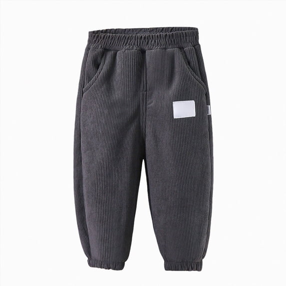 18-24 Months Boys Sweatpants Children Fall Winter Elastic Waist ...