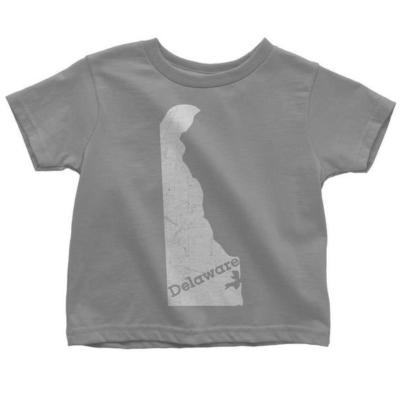 18-24 Months / Gray Delaware Baby Tee Home Shirt