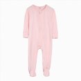 thumbnail image 1 of 18-24 Months Newborn Footed Long Sleeve Baby Pajamas With Zipper Infant Sleepers Bodysuit Newborn Pajamas, 1 of 9