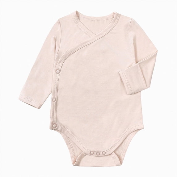 18-24 Months Newborn Preemie Baby Bodysuit Footies Romper Baby Bodysuit Long Sleeve Romper Bodysuit Pajamas Rompers Home Clothes Pink Rompers Baby Gift