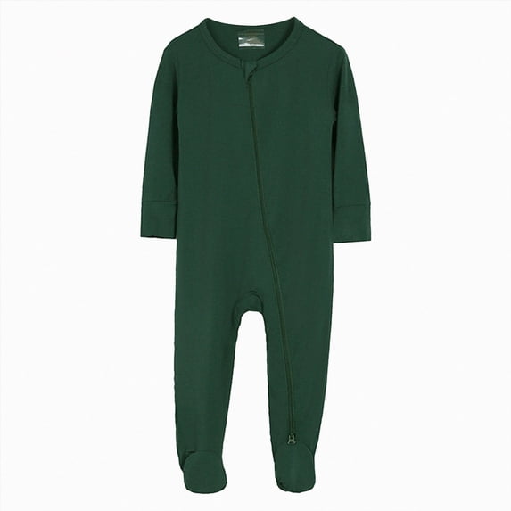 18-24 Months Preemie Newborn Infant Baby Boys Girls Rompers Footed Pajamas Zipper Long Sleeve Sleeper Jumpsuit Toddler Crawling Clothes Newborn Baby Clothes