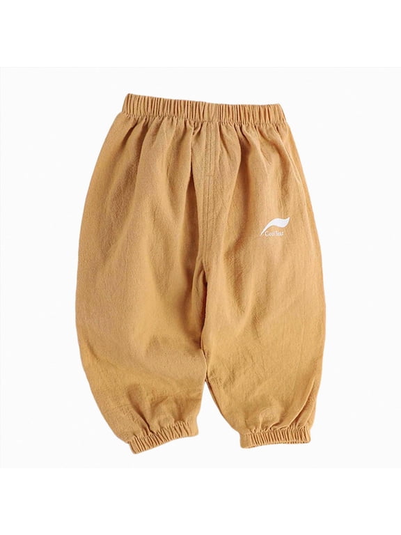 18-24 Months Toddler Boys Cargo Pants Trendy Casual Parachute Pant Joggers School Pants Fall Winter Pants Boys' Cargo Sweatpants 1T 2T 3T 4T 5T 6T 7T 8T 11T Yellow Pants
