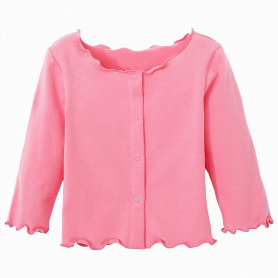 18-24 Months Toddler Sweater 12Months-6Years Toddler Girl&boy Baby Infant Kids Autumn And Winter Sweater Cardigan Solid Color Small Cardigan Children's Sweater Pink School Sweater Coat