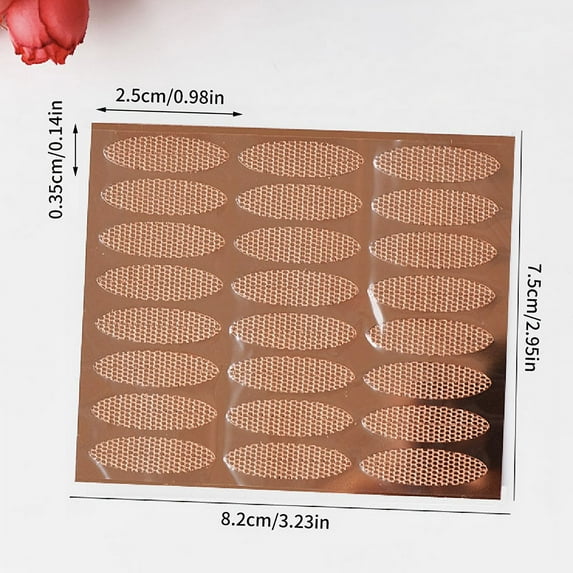 18/24Pcs Invisible Eyelid Sticker Lace Eye Lift Strips Double Eyelid Tape Adhesive Stickers Eye Tape Tools