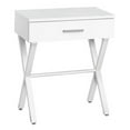 thumbnail image 1 of 18.25 x 12 x 22.25 in. White Metal Accent Table, 1 of 1
