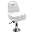 thumbnail image 1 of 18.25 x 16 x 19.5 in. Standard Pilot Chair with Adjustable Pedestal & Seat Slide,  White, 1 of 1