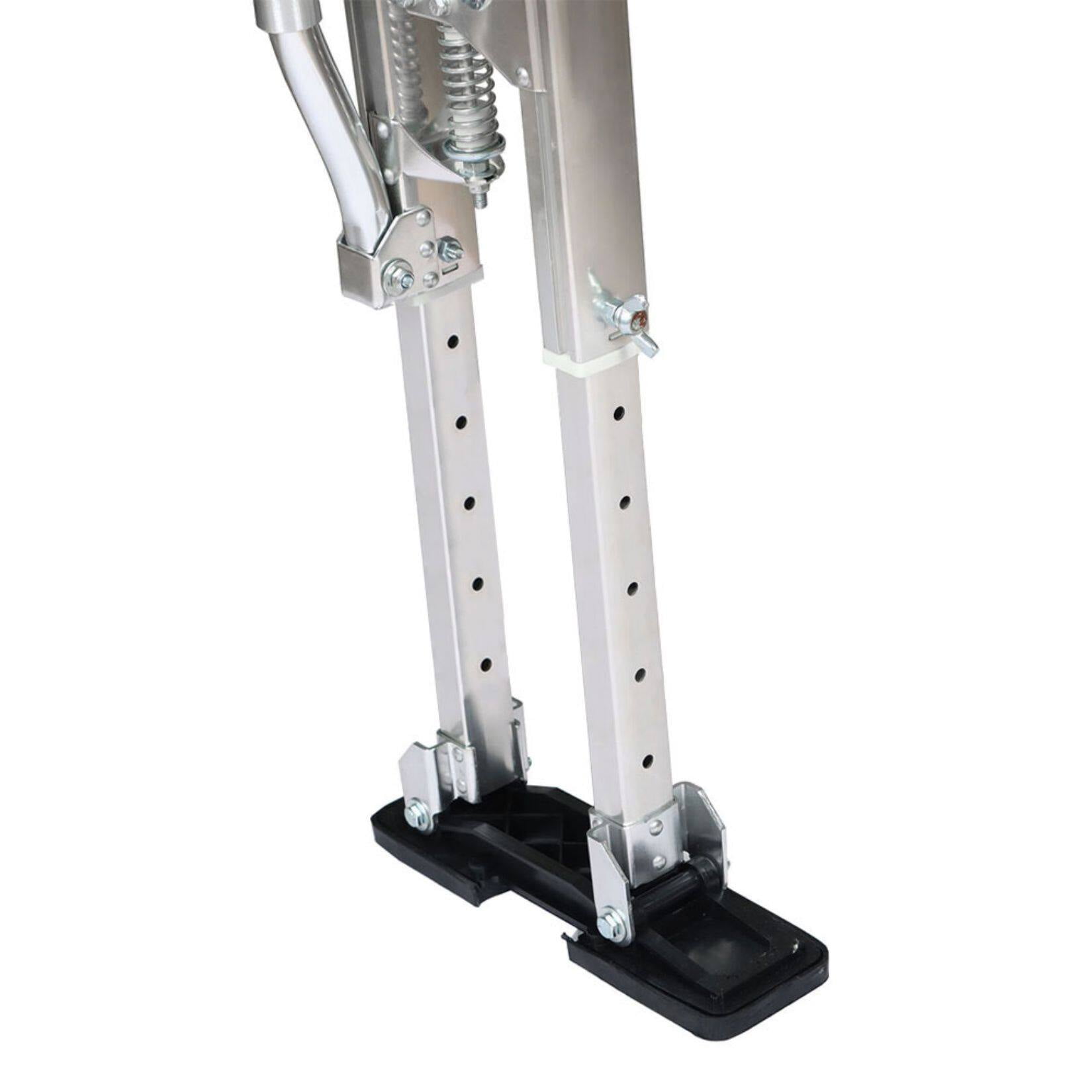 1830" Drywall Stilts Grade Adjustable Auminum Tool Stilt Silver for