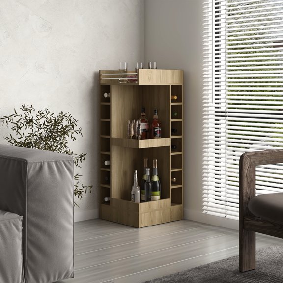 18.30 in. Wide and Deep, High - Quality Build - Keeps Bar Tools Organized - Dining Room - Adds Modern Flair