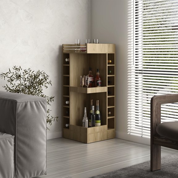 18.30 in. Wide and Deep, High - Quality Build - Keeps Bar Tools Organized - Dining Room - Adds Modern Flair