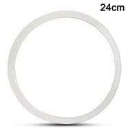 8Pcs Silicone Sealing Rings For Glass Jars – 3.75 Inch Airtight Gaskets, Dishwasher Safe (White)
