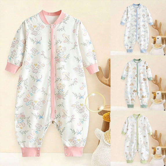 18-36 Months Infant Boys Girls Fall Winter Striped Romper,Cute Graphic Long Sleeve Baby Jumpsuit 12 18 24 Months 2T 3T,Blue