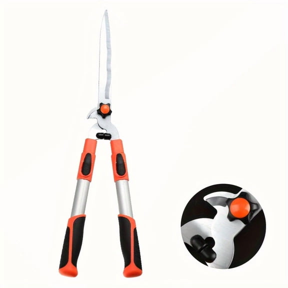 18/38 Inch Extendable Tree Pruning Shears, Heavy-Duty Sharp Non-Stick Blades, Cuts Branches Up to 2", Shock-Absorbing Handle, Ideal for Shrub Trimming & Shaping