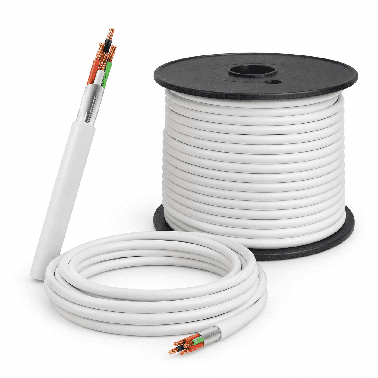18/4 Fire Security Alarm Control Cable Wire Cmp/cl3p Shielded Copper ...