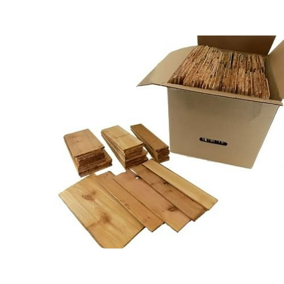 18" #4 Undercourse Cedar Kiln Dried Sidewall Shingle 1 Square Carton, Natural$$Tools & Hardware Other