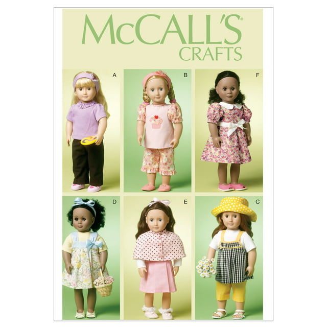 18 (46Cm) Doll Clothes-One Size Only -*Sewing Pattern*