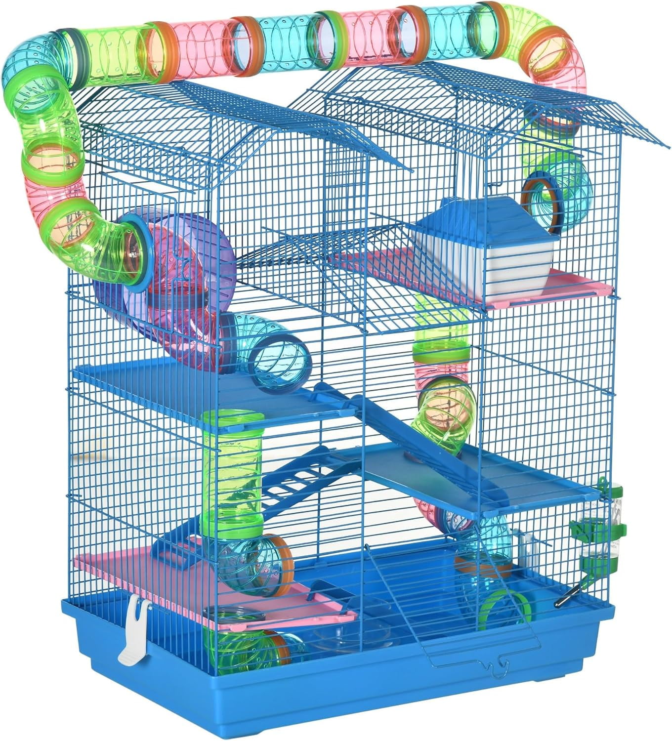 Photo inspiration: Picture Idea: 18 5 5 Tier Hamster Cage With Tubes And Tunnels