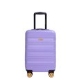 thumbnail image 1 of 18.5 Inch Airline Approved Carry On Luggage, Hard Shell Suitcases with TSA Lock & Spinner Wheels, Light Purple, 1 of 6