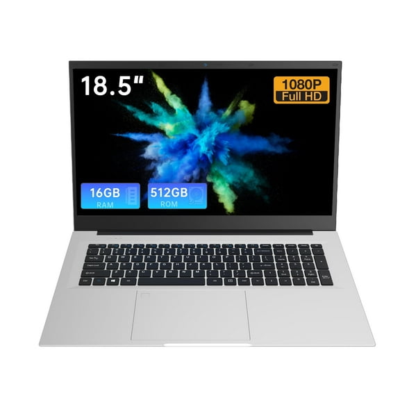 18.5 Inch Laptop Computer with Windows 11,Intel N150 Quad-Core Processor UP to 3.6GHZ,16GB DDR4 RAM 512GB SSD,WiFi ,2025 Laptops for Work Business Office Student