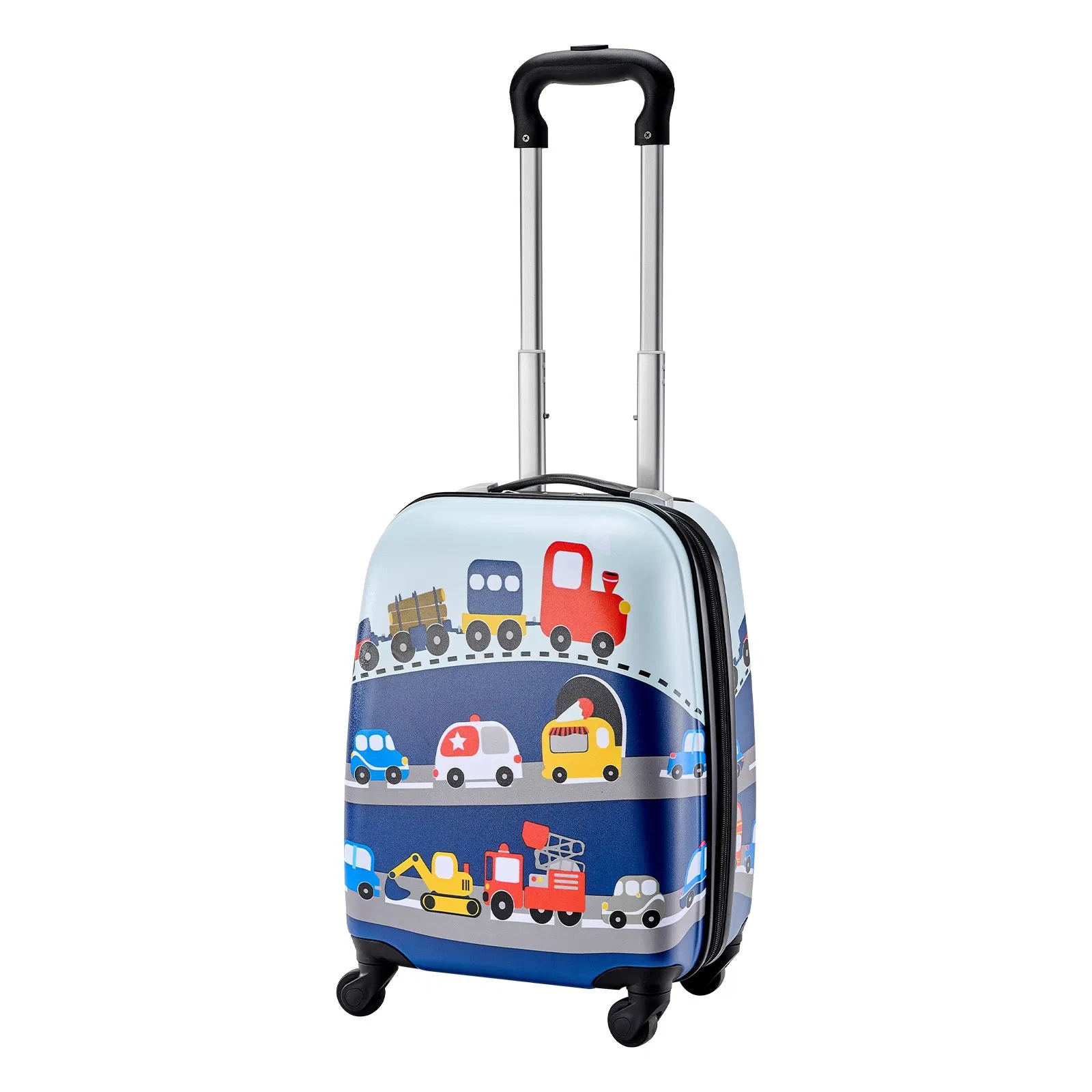 18” 5-Piece Kids Carry-On Luggage Set, Airline Approved, with Backpack Pillow Lunch Bag Luggage Tag