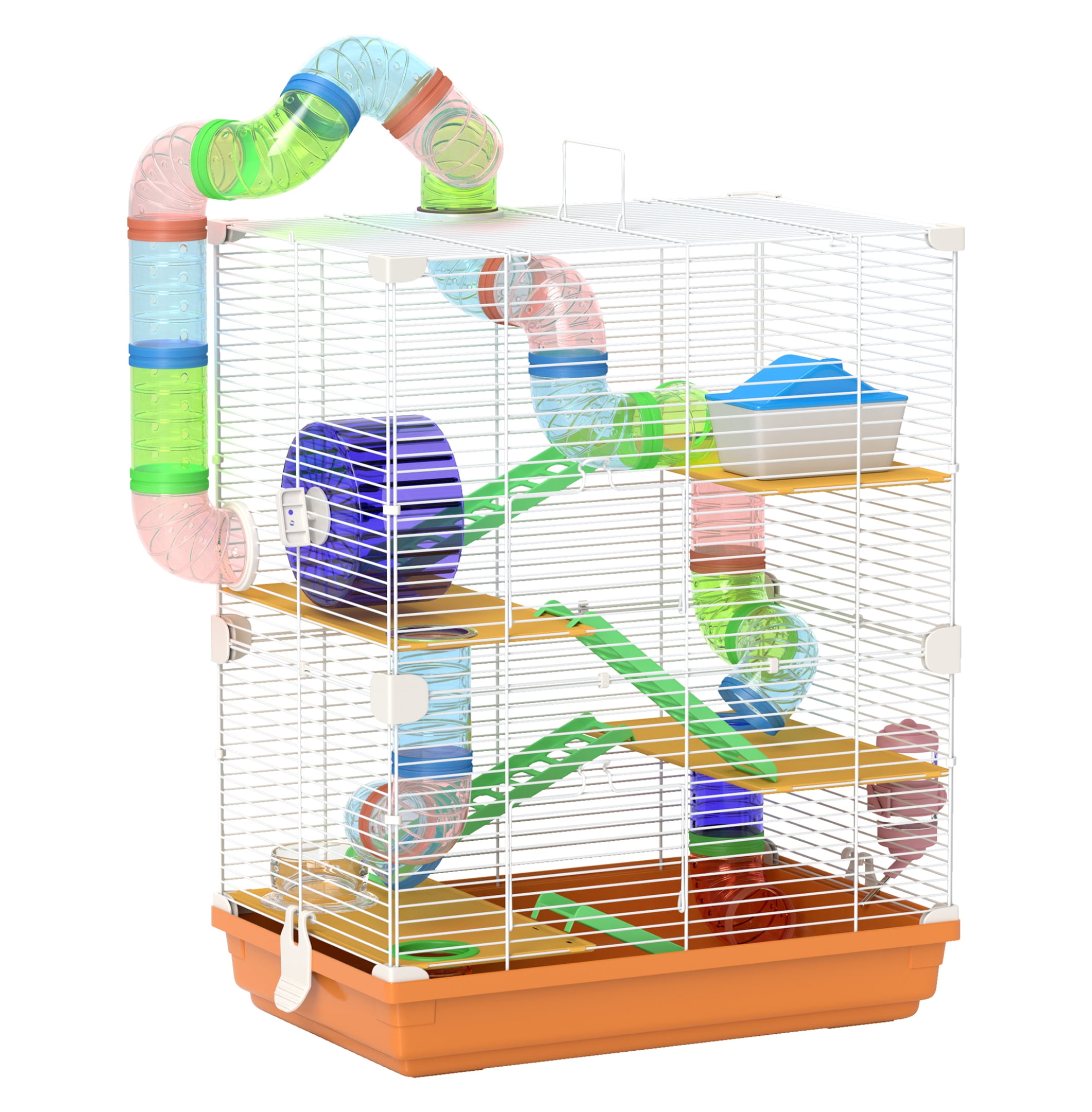 Hamster Cage With Feed Tunnel And Water photo