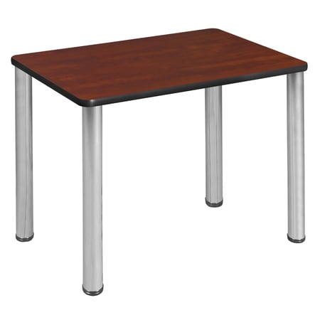 Regency 18.5" x 26" Rectangle Desk - Cherry/ Chrome