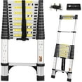 thumbnail image 1 of 18.5FT Telescoping Ladder with Tool Tray, Extension Ladder Aluminum Folding Ladder Collapsible Ladder, Telescopic Ladders Foldable Extendable Ladder for Home Homeuse RV Attic Roof, 1 of 6