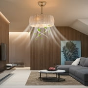 18.5in Boho Ceiling Fan Light Chandelier Pendant Lamp Bedroom Living Room Decor