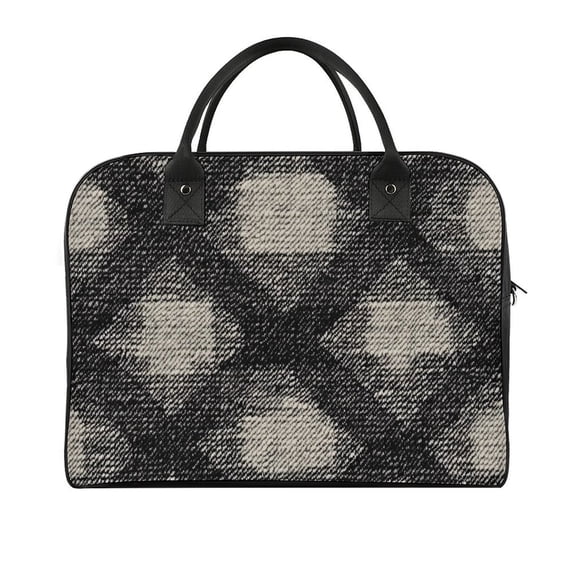 18.5x12.9in Travel Handbag Double Zipper Opening And Closing Adjustable ...