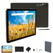 186+12 virtualGB+128GB 2K 2000*1200 Display Android Tablet, 11 inch Android 14 Tablets, 9000mAh Battery Tablet with Quad Speakers, Main 13MP Camera, Tablet with Keyboard, Stylus, Case