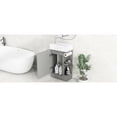 thumbnail image 1 of 18.6" Bathroom Vanity with Single Sink and MDF Board / Adjustable Left or Right Installation, 1 of 4
