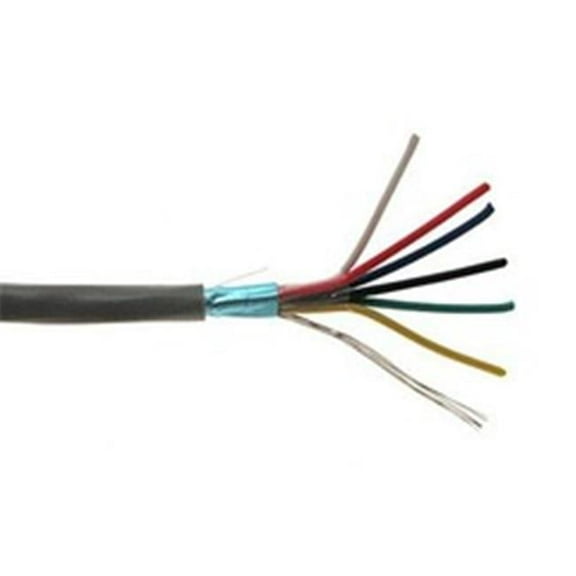 18-6 CMR 500 ft. Shielded Stranded Security Alarm Wire, Gray